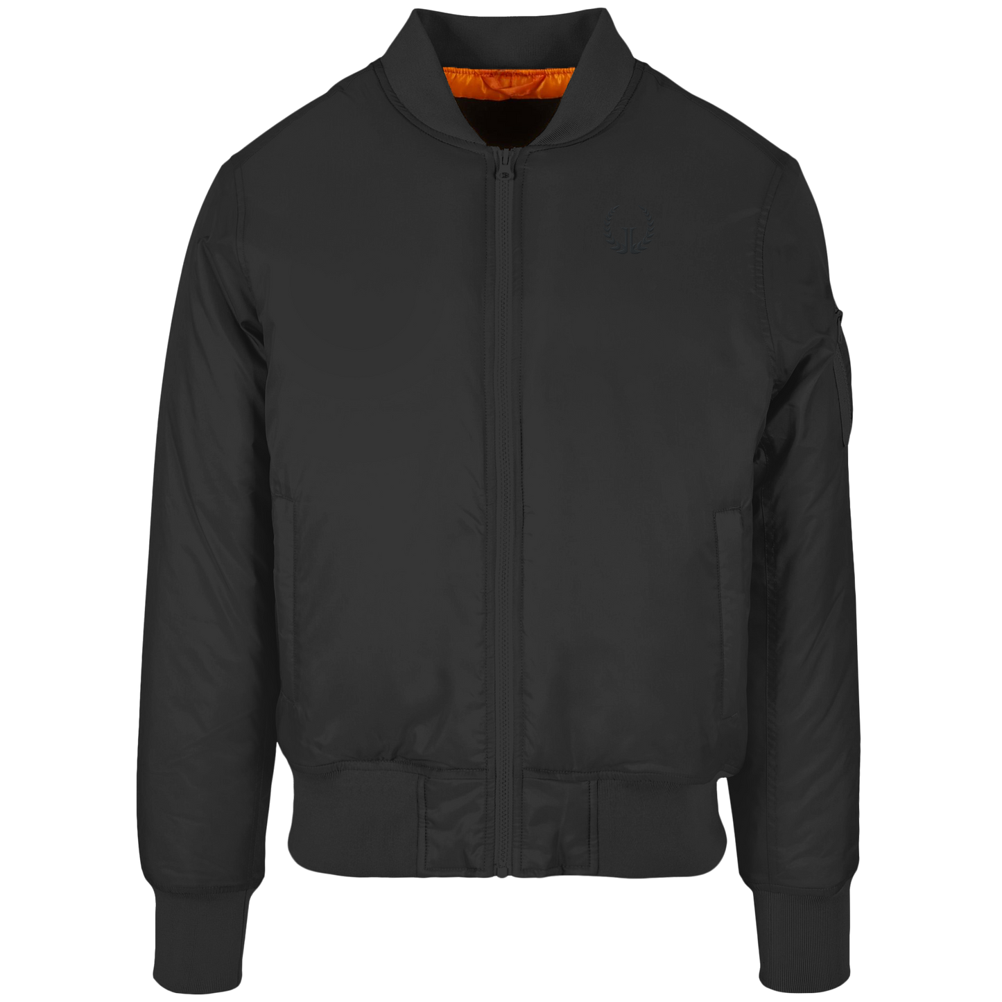 BLACK LOGO - Bomber Jacket (Stick)