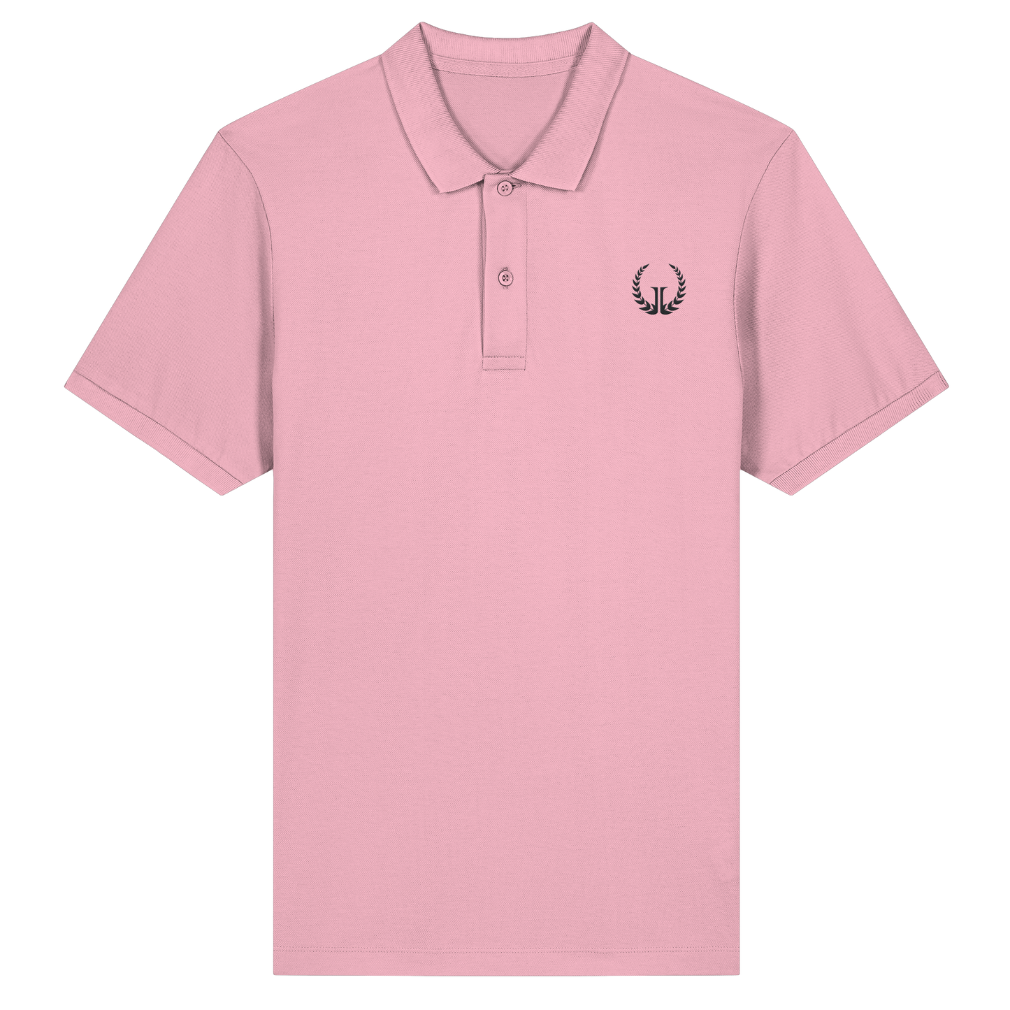 BLACK LOGO - Slim Fit Organic Poloshirt (Stick)