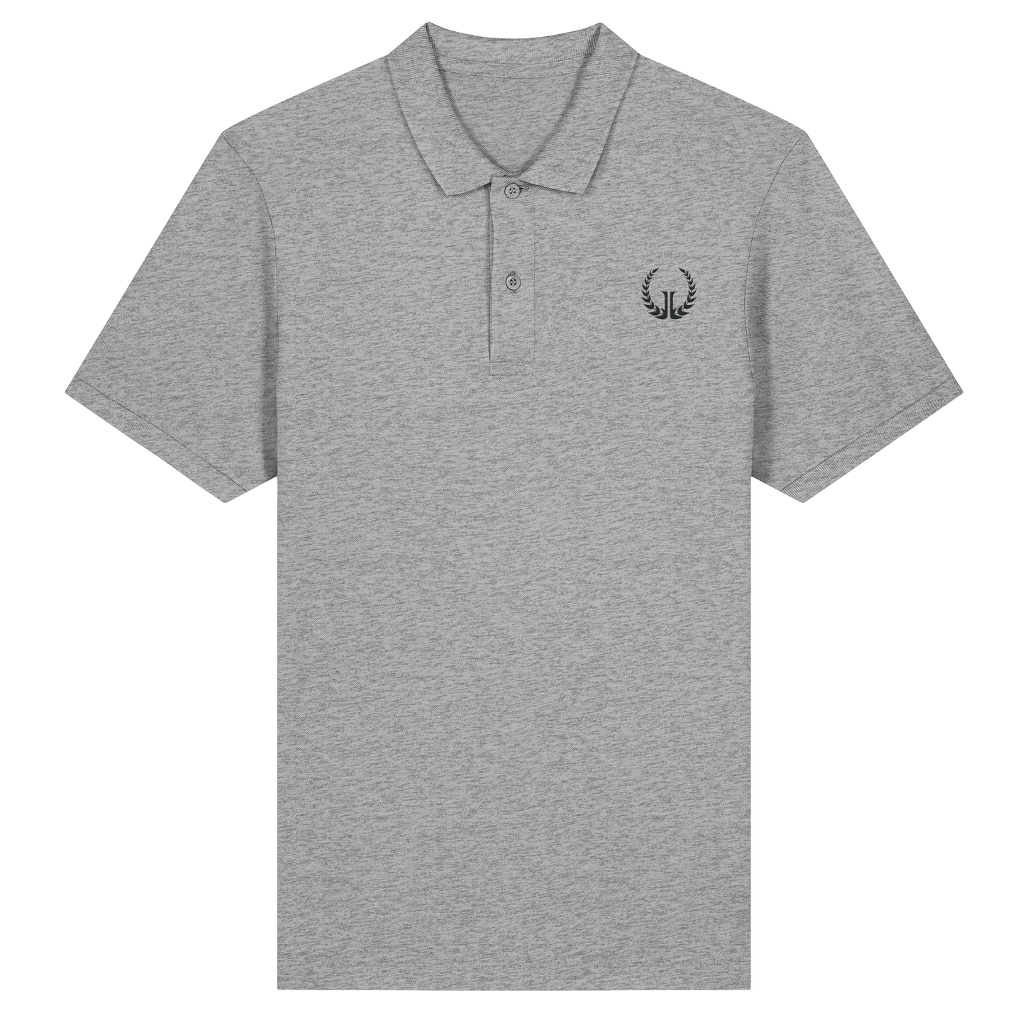 BLACK LOGO - Slim Fit Organic Poloshirt (Stick)