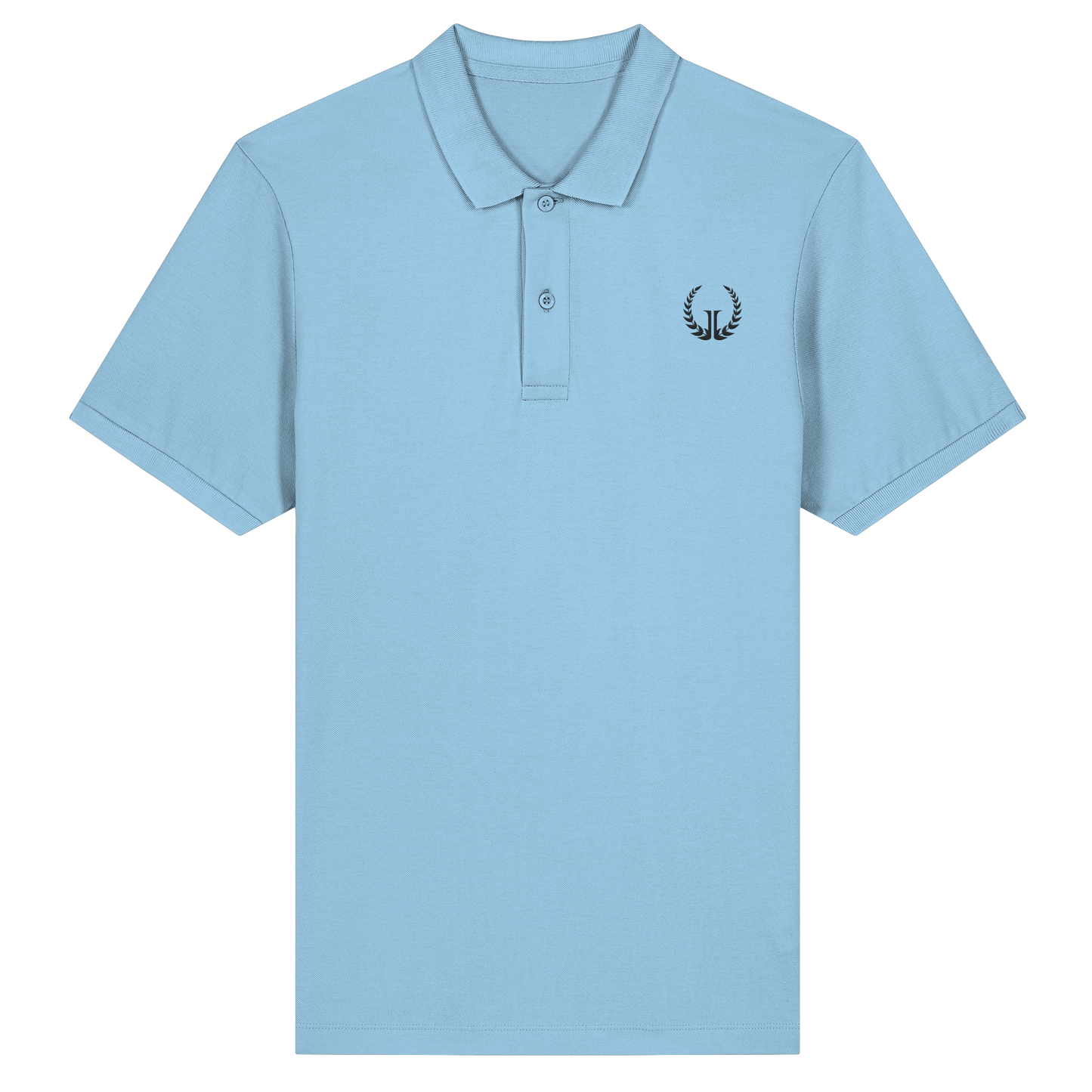 BLACK LOGO - Slim Fit Organic Poloshirt (Stick)