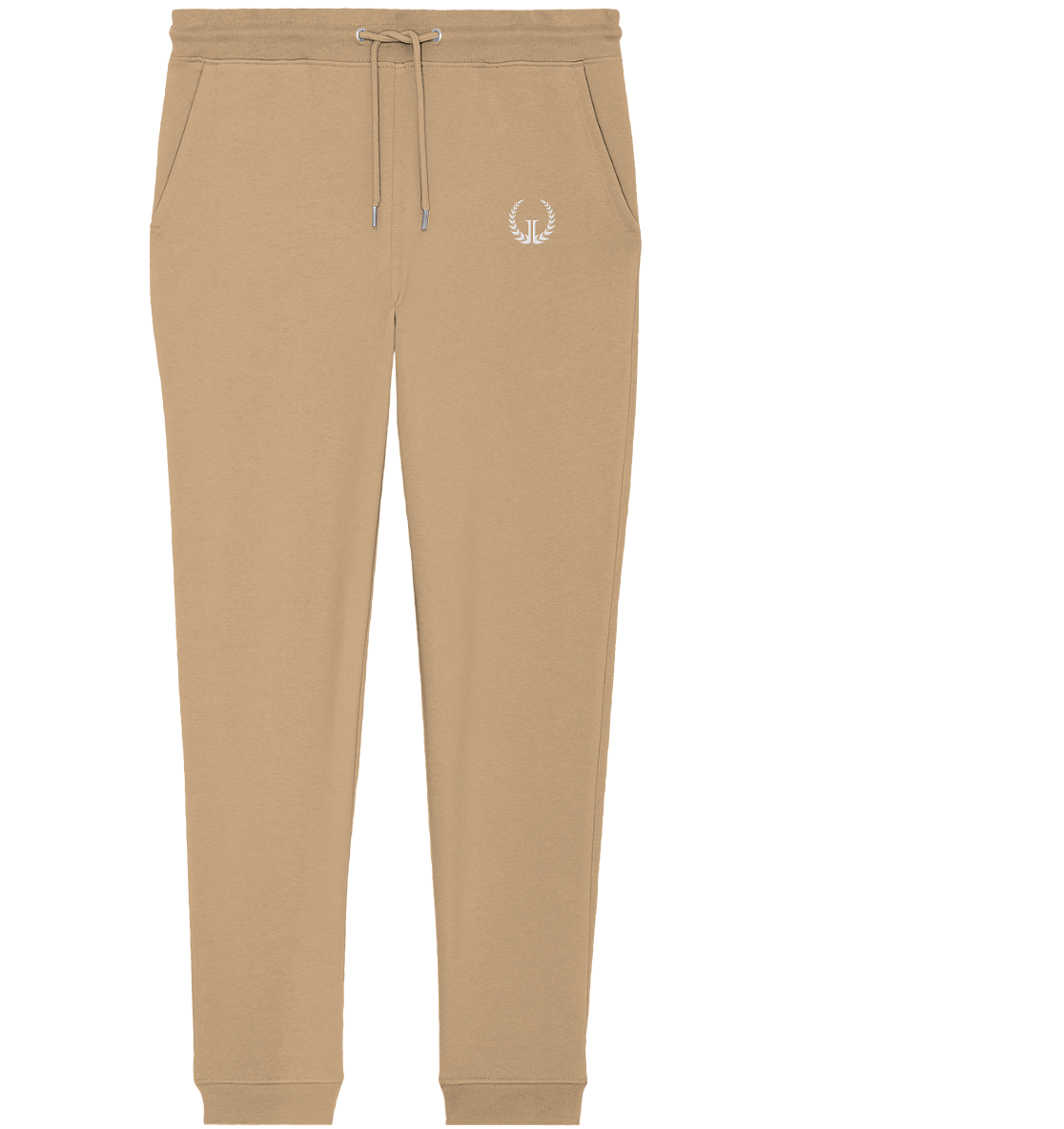 WHITE LOGO - Organic Jogger Pants (Stick)