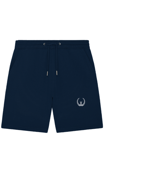 WHITE LOGO - Organic Jogger Shorts (Stick)