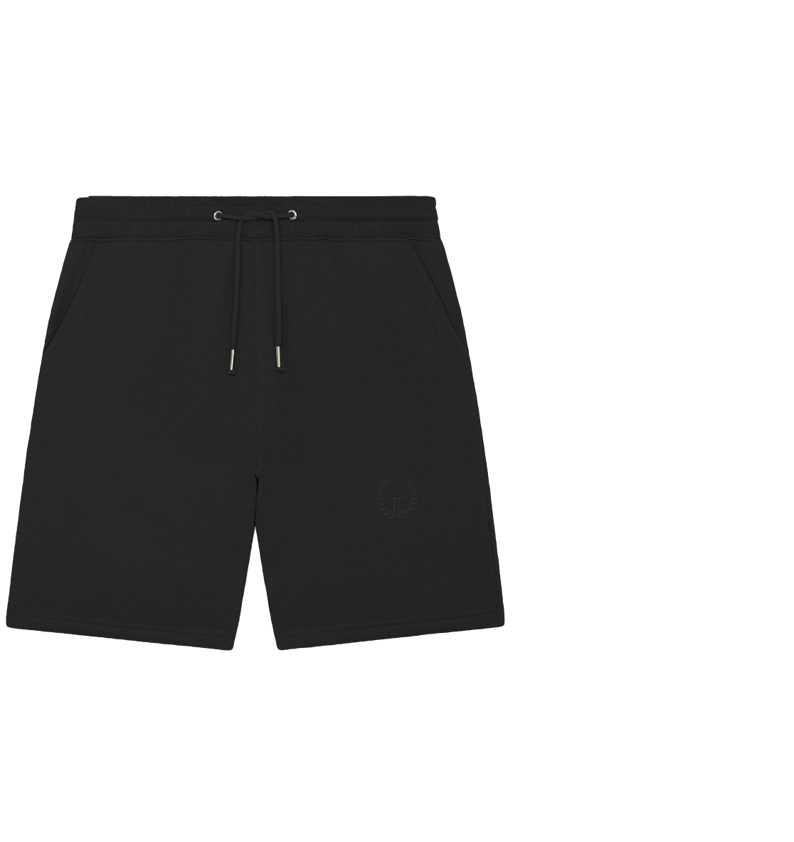 BLACK LOGO - Organic Jogger Shorts (Stick)