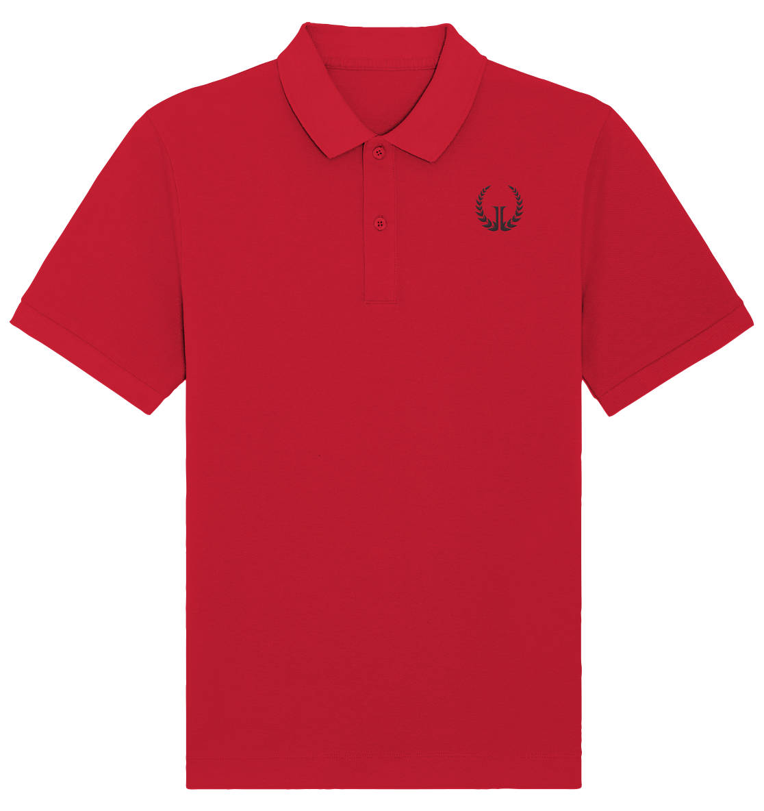 WEISSES LOGO - Bio Poloshirt (Stick)