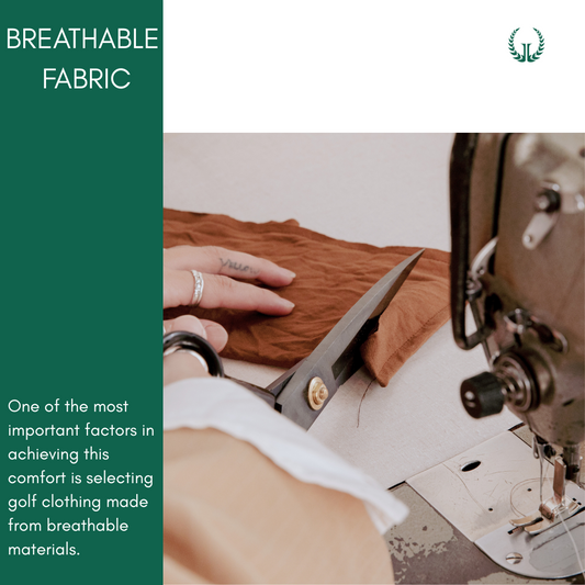 Golf Clothing Made from Breathable Fabrics