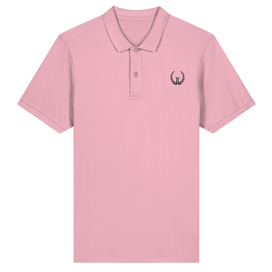 BLACK LOGO -  Slim Fit Organic Poloshirt (Stick)