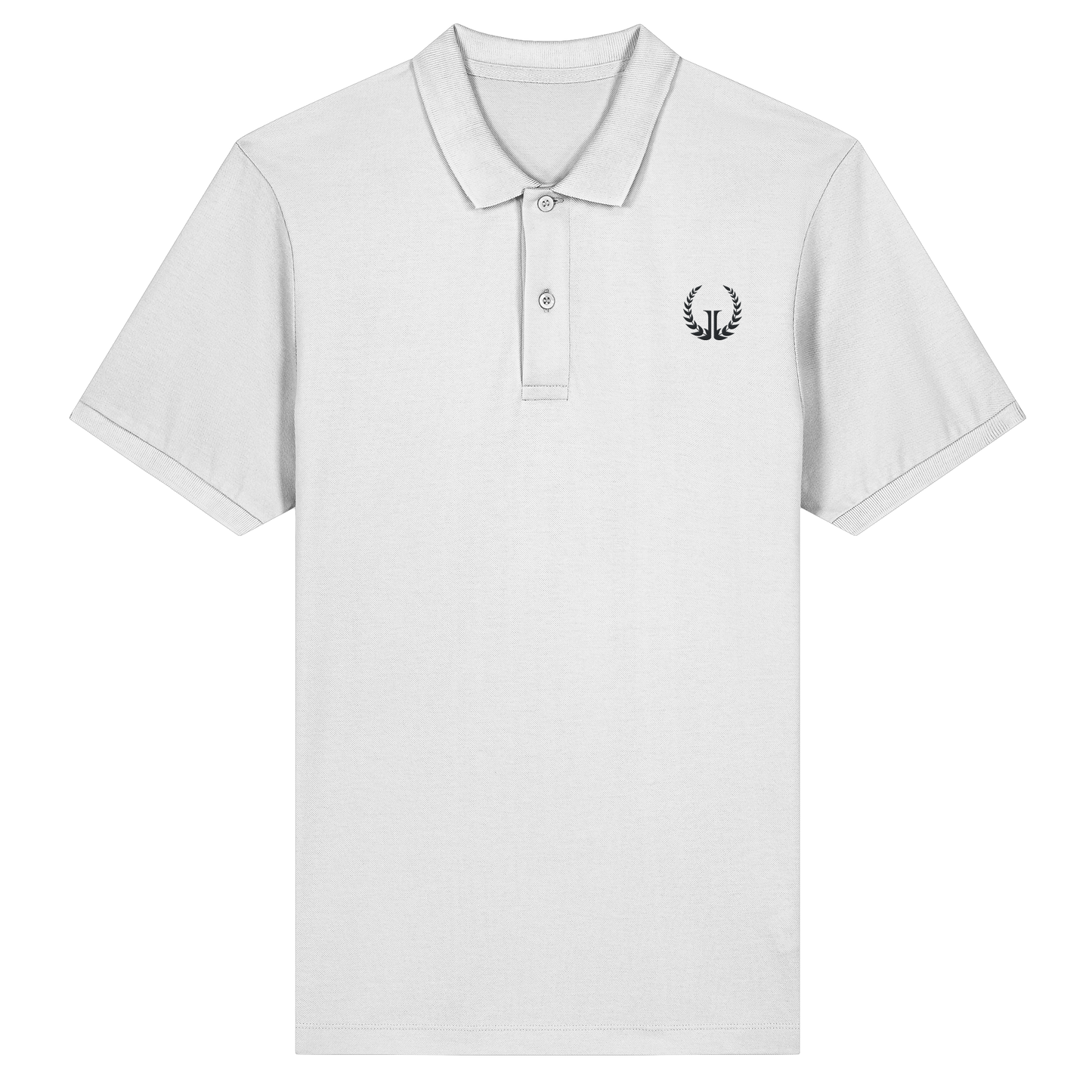 BLACK LOGO -  Slim Fit Organic Poloshirt (Stick)