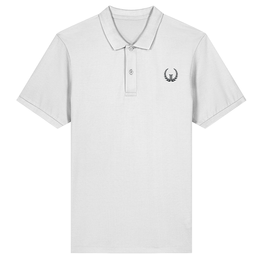 BLACK LOGO -  Slim Fit Organic Poloshirt (Stick)